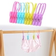 thumbnail image 4 of SLYNSHome 12Pcs Clothes Peg Clip Pins Clothes Line Drying Clothing Clips for Photo Craft Painting Display Plastic Clips Hooks Home Storage & Organization, 4 of 9