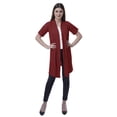 thumbnail image 2 of Moomaya Womens Half Sleeve Shrug Open Front Long Cardigan Lightweight Summer Fit, 2 of 7