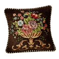 thumbnail image 3 of GROWTH TANK 19x19inch Jacquard Pillow Cover Machine Wash Floral Pattern Pillowcase for Sofa, Coffee, 3 of 9