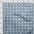 thumbnail image 3 of oneOone Cotton Cambric Medium Blue Fabric Geometric Craft Projects Decor Fabric Printed By The Yard 56 Inch Wide, 3 of 5