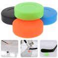 thumbnail image 1 of Raindrops 4Pcs Ice Hockey Training Puck PVC Black Wood Beginners Matte Finish, 1 of 6