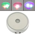 thumbnail image 3 of base d'Affichage LED pour l'Art en Verre de Cristal, base Lumineuse LED Lumineux Coloré Crochet Plat[ Rond 4-Lampe USB ], 3 of 8