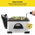thumbnail image 2 of Chefman 4.5L Deep Fryer, XL Capacity, Adjustable Temperature & Timer - Stainless Steel, New, 2 of 7