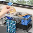 thumbnail image 1 of Organisateur de Cintres Extensible, Lot de 2 / Empileur de Cintres Télescopique Réglable avec Ventouse / Rangement de Lessive Gain de Place pour Laveuse et Sécheuse / Support Léger en Plastique, 1 of 6