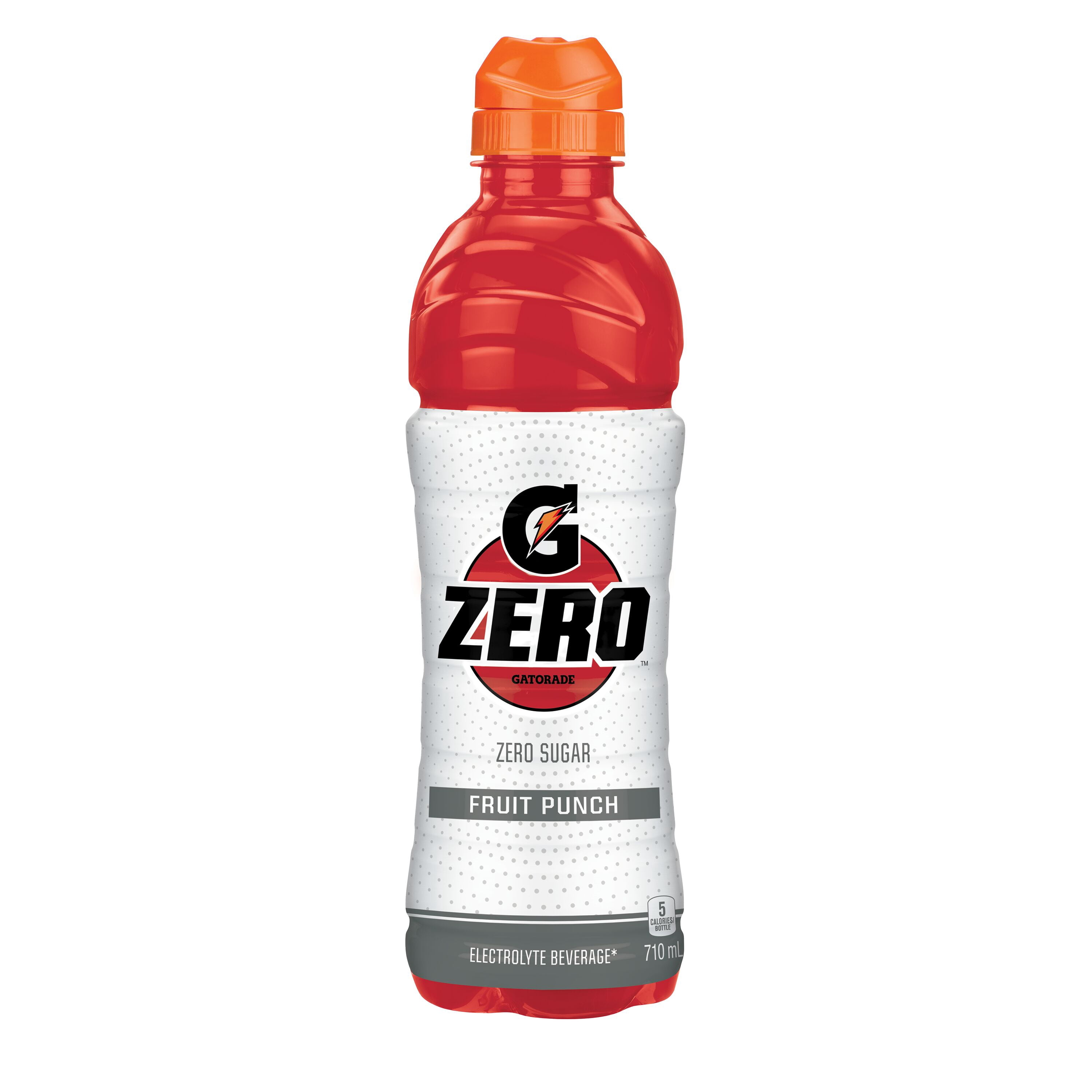 Gatorade Zéro Punch aux Fruits Boisson Électrolytique 710 mL, Bouteille