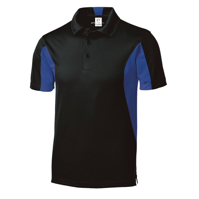 Gravity Threads Polo Athlétique Micropique Sport - Noir/true Royal - Petit