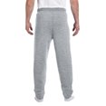thumbnail image 5 of Jerzees Mens NuBlend Elastic Bottom Sweatpants, M, Oxford, 5 of 5