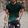 thumbnail image 1 of cllios T-Shirts Graphiques pour Hommes Grande Taille Décontractés Teinture sur Nœuds Dégradé Imprimé Manches Courtes Chemises Coupe Régulière Col Rond Décontracté Chandails d'Entraînement Gym T-Shirt Muscle Hauts, 1 of 5
