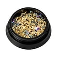 thumbnail image 2 of EGNMCR Star And Shape Jewelry Set Copper Round Sequins Nail Rhinestones Nail art, 2 of 2