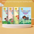 thumbnail image 1 of Dvkptbk The Copybook 4 Pcs English Version Of 's Calligraphy and Pen Control Training Calligraphy and Drawing Red Book The Copybook, 1 of 9