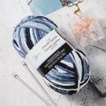 thumbnail image 2 of MAINSTAYS Cozy Warm Denim Blue chenille Yarn, 2 of 3