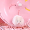 thumbnail image 4 of Riforla Silent Hamster Wheel Large Small Animal Exercise Wheel with Stand | Blue Design | Easy Installation for Hamsters and R At S Novelty funny toy Purple, 4 of 5