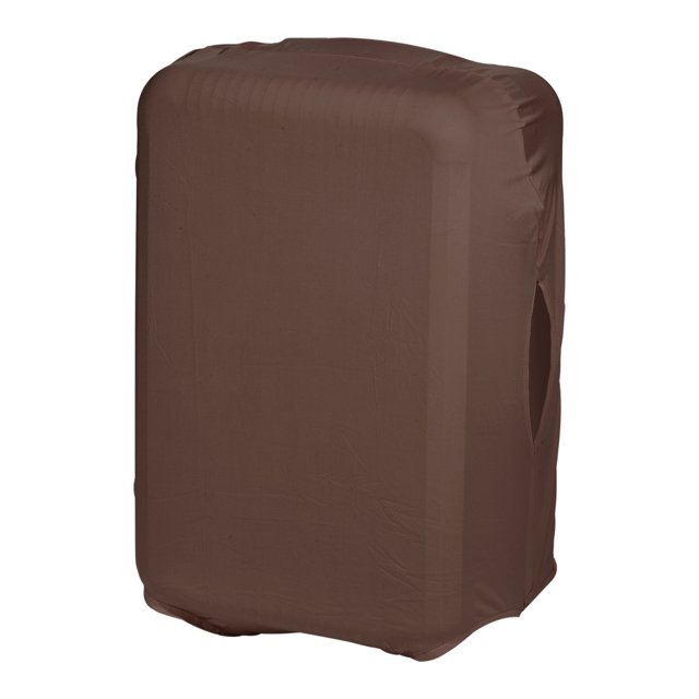 Unique Bargains Elastic Silk Travel Luggage Cover, Washable Protective Suitcase Protector Bag Brown for 20 Inch Wheeled Suitcase