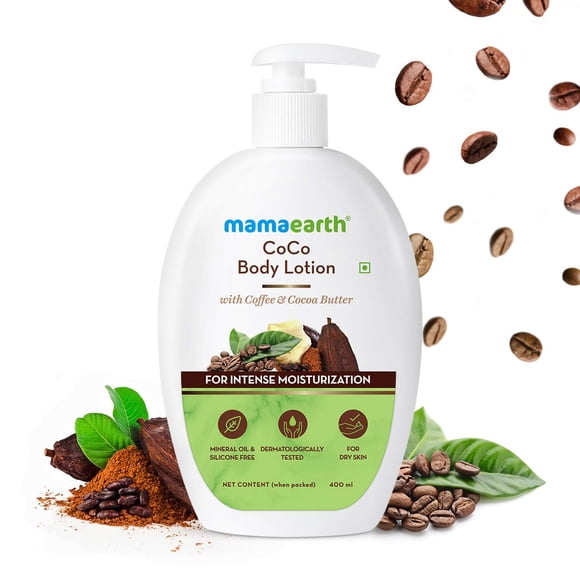 Mamaearth CoCo Body Lotion with Coffee and Cocoa for Intense Moisturisation - 400 ml