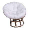 thumbnail image 4 of Coussin de Chaise Hamac, Coussin Rond, Coussin d'Assise Oreiller, Coussin de Chaise Oeuf Suspendue pour Chaise Oeuf Chaise Hamac, Chaises Balançoire Intérieur Ou Extérieur Blanc, 4 of 10