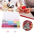 thumbnail image 3 of Fosa Sequins,Craft Tools,Sequins Five‑Pointed Star Love‑Shaped Hex Wedding Decoration DIY Jewelry Material Craft Tools, 3 of 8