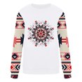 thumbnail image 4 of T-shirts pour Femmes Mode Décontractée Fermeture Éclair Col Rabattu Manches Longues Chandail en Molleton Blouse avec Poche Grande Taille Blouse en Solde, 4 of 5