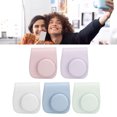 thumbnail image 3 of Instant Camera Case Store 65 Pictures PU Skin Friendly Mini Instant Camera Bag High Load Bearing with Stickers for Photography Blue, 3 of 6