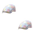 thumbnail image 2 of Maytalsory Stay Protected And Beautiful Sunproof Flat Hat For Outdoor Excursions Breathable pink 2Set, 2 of 6