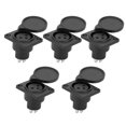 thumbnail image 3 of 3pin XLR Plug, XLR Plug, 5Pcs de Haute Qualité ABS Shell, pour le Connecteur de Microphone d'Alimentation Commercial, 3 of 8