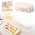 thumbnail image 2 of TIELUTT Food Grade with Lid Easy to Store Ice Tray Storage Container Organizer Vacuum Seal Coffee Container Small Containers for Organizing Organizers Divided Food Storage Containers with Lids, 2 of 6