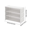 thumbnail image 3 of Amzcrzy Pla Stic Shoe Cabinet Shoe Rack Simples Multi Layer Dusts Proof Shoe Cabinet Under The Table Saving Space At The Door Shoe Rack Dresser Dorm Room Essentials Closet Organizer Storage Cabinet, 3 of 6