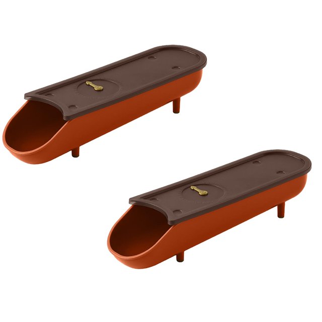 Oleegame 2 Pcs Boîte de Rangement pour Œufs Réfrigérateur Boîte de Rangement pour Œufs Tiroir de Cuisine Boîte à Œufs Multi-Couches Minuterie Roulante Orange