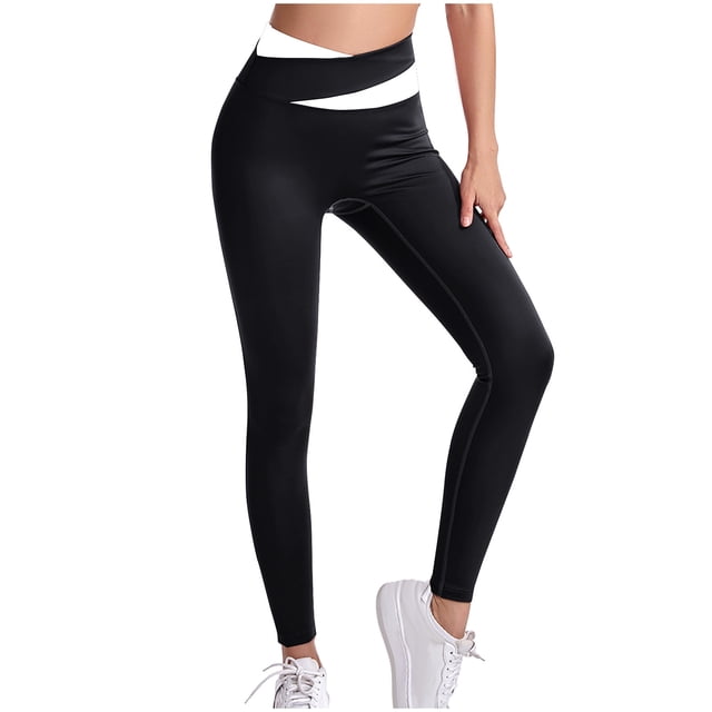Limited Time Savings,High-Waisted Yoga Pants, Compression Drying, Seamless Design, Women's Fit, Workout, Running, Quick-Dry, Stretchy Material Effortless Style|Polyester,Black,Sopatenor