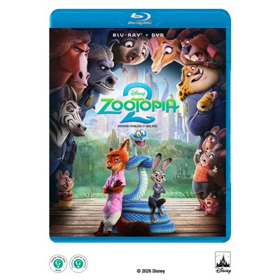 Zootopia 2 (2025) (Blu-ray + DVD), Family, Animated, Disney