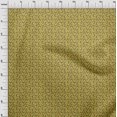 thumbnail image 4 of oneOone Polyester Lycra Tissu Jaune à Fleurs Tissu pour Robe Tissu Imprimé Tissu au Mètre 56 Pouces de Large, 4 of 4