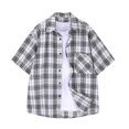 thumbnail image 1 of Birdeem Shirts for Men Mens Summer Button Lapel Top, 1 of 8