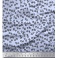 thumbnail image 1 of Soimoi Blue Rayon Fabric Bicycle Transport Fabric Prints By Yard 42 Inch Wide, 1 of 2
