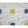 thumbnail image 4 of oneOone Polyester Lycra Fabric Small Motif Ikat Printed Fabric 1 Yard 56 Inch Wide, 4 of 4