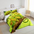 thumbnail image 3 of YST Cartoon Lizard Comforter Set, Spring Theme, King Size, 3 of 5