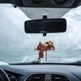 thumbnail image 4 of Wzzjkit Flat Western Saddle Cowboy Flat Pendant Car Rearview Mirror Backpack Accessories Pendant, 4 of 6