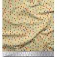 thumbnail image 1 of Soimoi Silk Fabric Artistic Leaves Decor Fabric Printed Yard 42 Inch Wide, 1 of 5