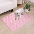 thumbnail image 4 of Meitianfacai Winter Plush Pet Mat Cats Mat Dog Mat Kennel Mat Winter Warm Wear Counteractive Scratch Counteractive Biting Counteractive Washable Puffy Mat, Rose, 4 of 6