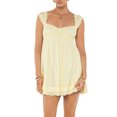 thumbnail image 1 of Faithtur Robe d'Été Sans Manches pour Femme, Broderie Florale, Ample, Robe Trapèze de Soirée pour Plage, Boîte de Nuit, Mode Urbaine, 1 of 7