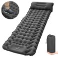 thumbnail image 1 of Ammoon Camping Sleeping Pad with Pillow Built-in Pump Ultralight Inflatable Sleeping Mat Waterproof Camping Air Mattress for Backpacking Hiking Tent Traveling, 1 of 7