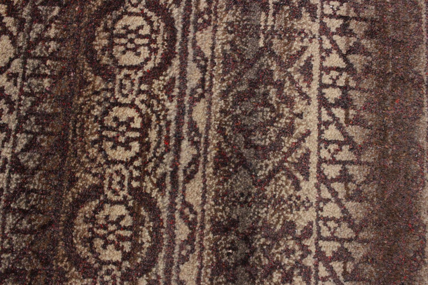 ECARPETGALLERY 4'11" x 7'11" Moroccan Tangier Hand-knotted Area Rug for Living Room, Dining Room and Bedroom in Brown