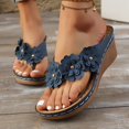 thumbnail image 3 of Dakaela Sandales pour Femmes Été à Plateforme Compensée Sandales de Plage Confortables Décontractées Habillées Chaussures à Enfiler, 3 of 8
