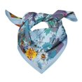 thumbnail image 1 of Bimba Cotton Voile Rectangular Printed Scarf Women Wrap Bandanas-40 x 40 Inches, 1 of 7