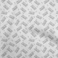 thumbnail image 1 of oneOone Rayon Gray Fabric Text Dress Material Fabric Print Fabric By The Yard 56 Inch Wide, 1 of 5