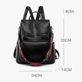 thumbnail image 2 of TIEVOSA Women's Korean Fashion Backpack Large Capacity Soft Leather Travel Backpack, 2 of 8