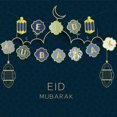 thumbnail image 2 of Eid Mubarak Letters Banner Eid Mubarak Sign Garland Party Props, 2 of 7