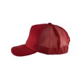 thumbnail image 2 of Gravity Threads Game Over Patch Adjustable Trucker Hat - Red, 2 of 2