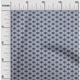 thumbnail image 1 of oneOone Viscose Chiffon Navy Blue Fabric Geometric Check Sewing Craft Projects Fabric Prints By Yard 42 Inch Wide, 1 of 4