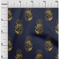 thumbnail image 1 of oneOone Cotton Poplin Fabric Leaves & Floral Block Printed Craft Fabric BTY 56 Inch Wide, 1 of 6