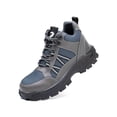 thumbnail image 1 of Woobling Unisex Safety Shoe Lace Up Work Shoes High Top Protection Boot Anti-collision Booties Men Slip Resistant Steel Toe Boots Grey 7, 1 of 8