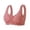 Pink, variant on Bra Lingerie for Casual Home Wear - Front Buttoned Seamless Backless Comfort with Adjustable Straps and Cup Design for All Seasons